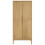 VidaXL (wax brown) vidaXL Wardrobe Closet Clothes Organiser Storage Cupboard Solid Wood Pine 5