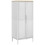 VidaXL (white) vidaXL Wardrobe Closet Clothes Organiser Storage Cupboard Solid Wood Pine 1