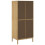VidaXL (wax brown) vidaXL Wardrobe Closet Clothes Organiser Storage Cupboard Solid Wood Pine 7