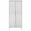 VidaXL (white) vidaXL Wardrobe Closet Clothes Organiser Storage Cupboard Solid Wood Pine 5