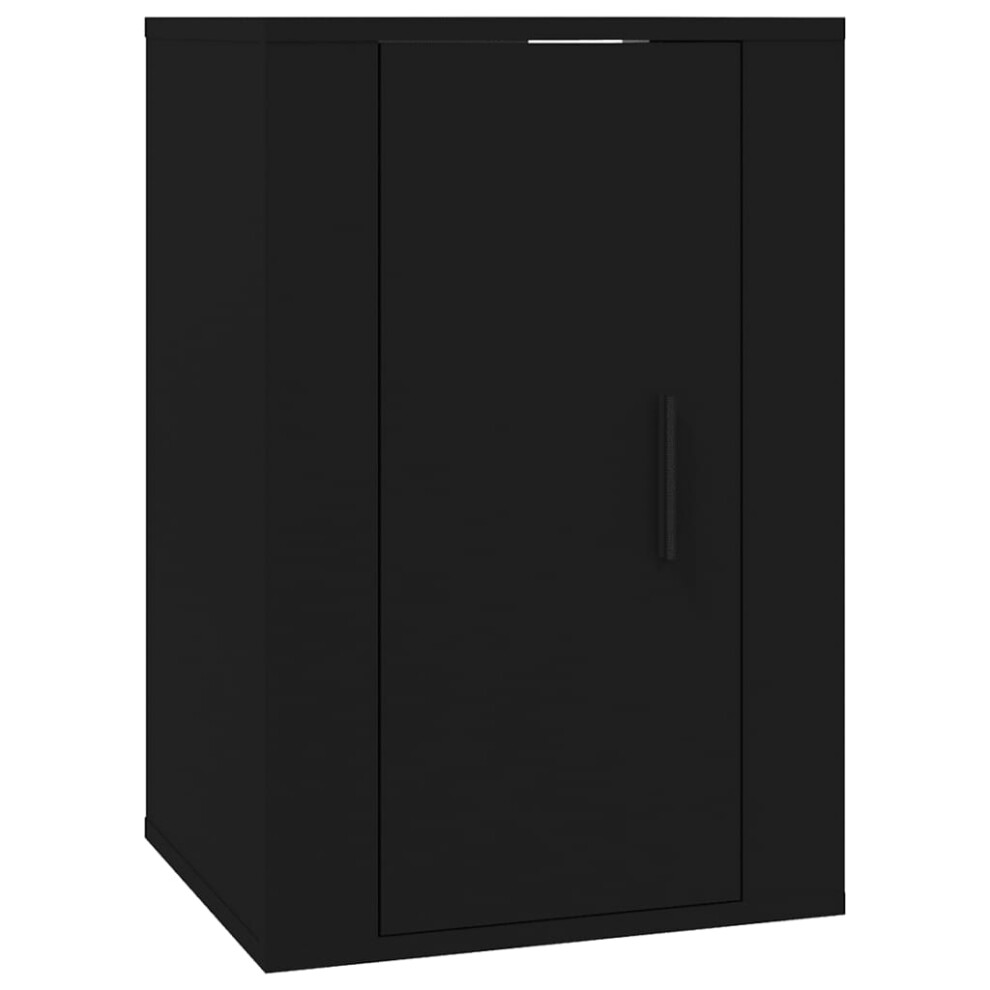 Vidaxl (Black, 40 X 34.5 X 60 Cm/ 1 Pcs) Wall Mounted Tv Cabinet Hanging Tv Stand Tv Unit Entertainment Centre
