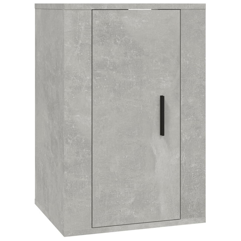 Vidaxl (Concrete Grey, 40 X 34.5 X 60 Cm/ 1 Pcs) Wall Mounted Tv Cabinet Hanging Tv Stand Tv Unit Entertainment Centre