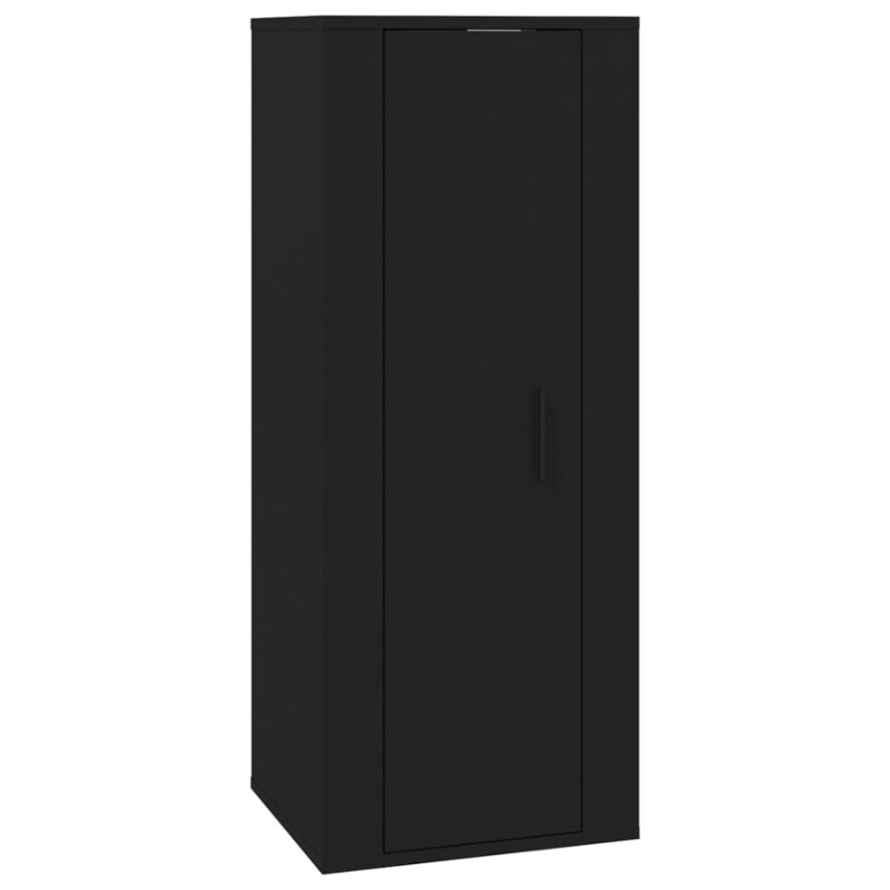 Vidaxl (Black, 40 X 34.5 X 100 Cm/ 1 Pcs) Wall Mounted Tv Cabinet Hanging Tv Stand Tv Unit Entertainment Centre