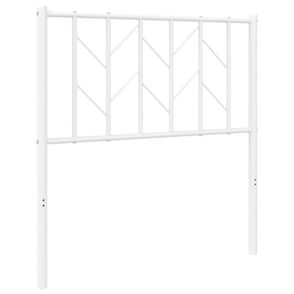 (white, 80 cm) vidaXL Metal Headboard Bedroom Home Bed Header Bed Headboard Black 200 cm