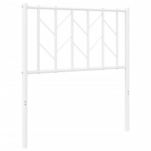 (white, 75 cm) vidaXL Metal Headboard Bedroom Home Bed Header Bed Headboard Black 200 cm