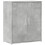 VidaXL (concrete grey) vidaXL Sideboard Cupboard Side Cabinet Highboard Concrete Grey Engineered Wood 2