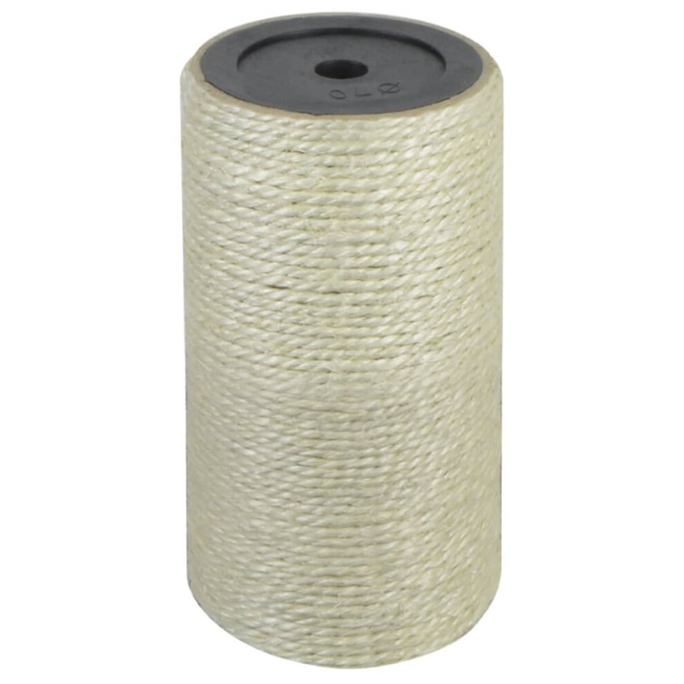 Vidaxl Cat Scratching Post 8X15cm 10Mm Kitten Scratch Pole Stand Tree Beige
