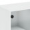 VidaXL (white) vidaXL Bookcase with Doors Bookshelf Storage Rack Cabinet Engineered Wood 10