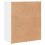 VidaXL (white) vidaXL Sideboard Cupboard Highboard Side Cabinet Smoked Oak Engineered Wood 7