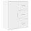 VidaXL (white) vidaXL Sideboard Cupboard Highboard Side Cabinet Smoked Oak Engineered Wood 2