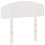 VidaXL (white, 75 cm) vidaXL Headboard Home Decor Bedroom Bed Header Bed Headboard Solid Wood Pine 6