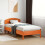 VidaXL (brown, 100 cm) vidaXL Headboard Home Decor Bedroom Bed Header Bed Headboard Solid Wood Pine 3