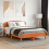 VidaXL (brown, 120 cm) vidaXL Headboard Home Decor Bedroom Bed Header Bed Headboard Solid Wood Pine 3