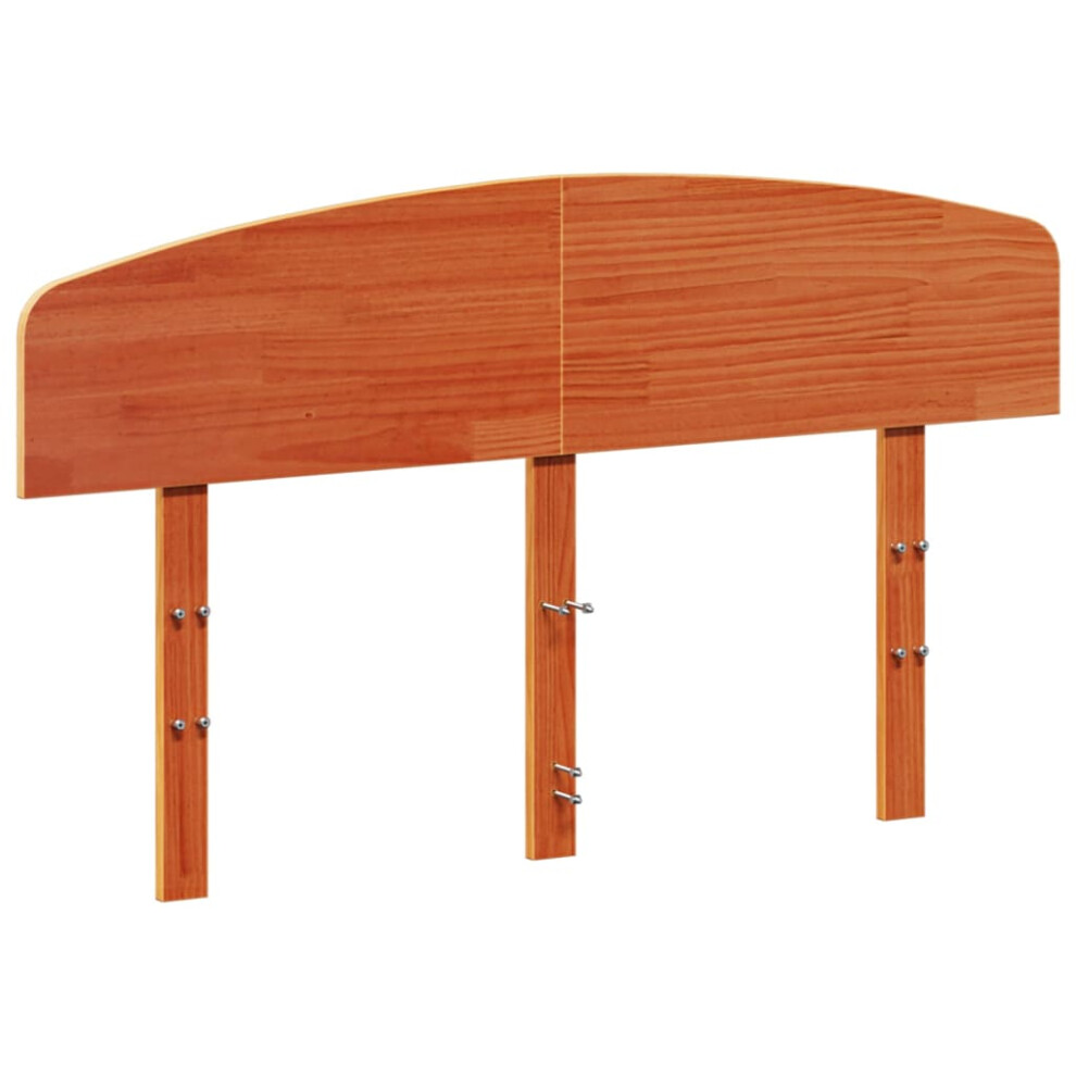 Vidaxl (, 120 Cm) Headboard Home Decor Bedroom Bed Header Bed Headboard Solid Wood Pine Brown