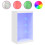 VidaXL (white) vidaXL Sideboard with LED Lights Cupboard Highboard Side Cabinet Concrete Grey 2