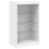 VidaXL (white) vidaXL Sideboard with LED Lights Cupboard Highboard Side Cabinet Concrete Grey 3