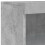 VidaXL (concrete grey) vidaXL Sideboard with LED Lights Cupboard Highboard Side Cabinet Concrete Grey 9