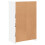 VidaXL (white) vidaXL Sideboard with LED Lights Cupboard Highboard Side Cabinet Concrete Grey 8