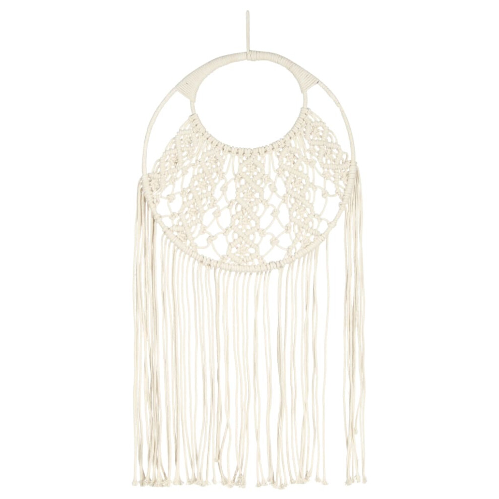 vidaXL Macrame Wall Hanger Cotton Decor Hanging Tapestry Backdrop Dreamcatcher