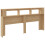 VidaXL (sonoma oak) vidaXL LED Headboard Bed Header Bedroom Storage Bed Headboard Engineered Wood 6