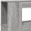 VidaXL (grey sonoma) vidaXL LED Headboard Bed Header Bedroom Storage Bed Headboard Engineered Wood 7
