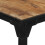 VidaXL vidaXL Bar Table Garden Outdoor Table Bistro Table Solid Rough Wood Mango 7