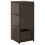 VidaXL vidaXL Gartenschrank Braun 50x55x115 cm Poly Rattan 9
