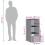 VidaXL vidaXL Gartenschrank Braun 50x55x115 cm Poly Rattan 4