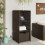 VidaXL vidaXL Gartenschrank Braun 50x55x115 cm Poly Rattan 3