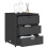 VidaXL vidaXL Gartenschrank Schwarz 55x59x69 cm Poly Rattan 5