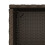 VidaXL vidaXL Gartenschrank Braun 50x55x115 cm Poly Rattan 11