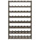 VidaXL vidaXL Wine Rack for 56 Bottles Wine Shelf Bottle Holder Grey Solid Wood Pine 3