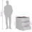 VidaXL vidaXL Gartenschrank Grau 55x59x69 cm Poly Rattan 4