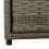 VidaXL vidaXL Gartenschrank Grau 55x59x69 cm Poly Rattan 10