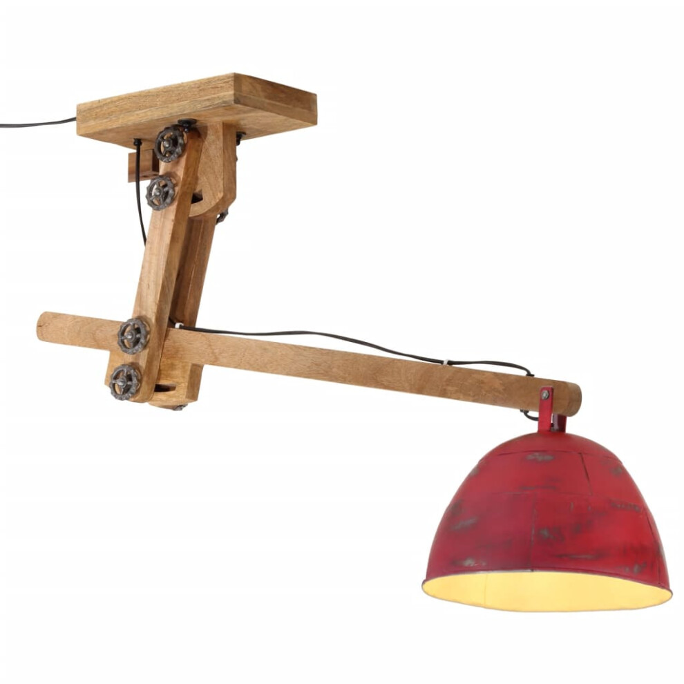 vidaXL Ceiling Lamp Hanging Light Ceiling Chandelier 25 W Distressed Red E27