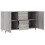 VidaXL vidaXL Sideboard Storage Side Cabinet Cupboard Grey Sonoma Engineered Wood 5