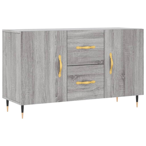 VidaXL vidaXL Sideboard Storage Side Cabinet Cupboard Grey Sonoma Engineered Wood 1