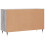 VidaXL vidaXL Sideboard Storage Side Cabinet Cupboard Grey Sonoma Engineered Wood 8