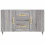 VidaXL vidaXL Sideboard Storage Side Cabinet Cupboard Grey Sonoma Engineered Wood 6