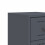 VidaXL vidaXL Bedside Cabinets Nightstand Bed Table Side Table 2 pcs Anthracite Steel 6