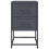 VidaXL vidaXL Bedside Cabinets Nightstand Bed Table Side Table 2 pcs Anthracite Steel 4