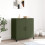 VidaXL vidaXL Sideboard Storage Cupboard Side Cabinet Highboard Olive Green Steel 3