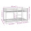VidaXL vidaXL Bunk Bed Children Bed Frame Bed Base Loft Bed 90x190 cm Solid Wood Pine 8