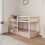 VidaXL vidaXL Bunk Bed Children Bed Frame Bed Base Loft Bed 90x190 cm Solid Wood Pine 3