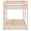 VidaXL vidaXL Bunk Bed Children Bed Frame Bed Base Loft Bed 90x190 cm Solid Wood Pine 6