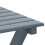 VidaXL vidaXL Rocking Chairs 2pcs with Foldable Table Chair Grey Solid Wood Poplar 7
