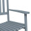 VidaXL vidaXL Rocking Chairs 2pcs with Foldable Table Chair Grey Solid Wood Poplar 6