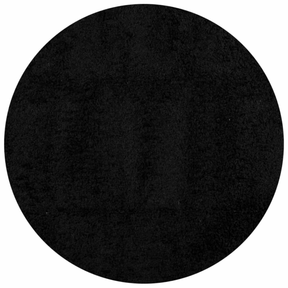 (black, 80 cm) vidaXL Shaggy Rug Floor Mat Fluffy Rug Area Rug PAMPLONA High Pile Modern