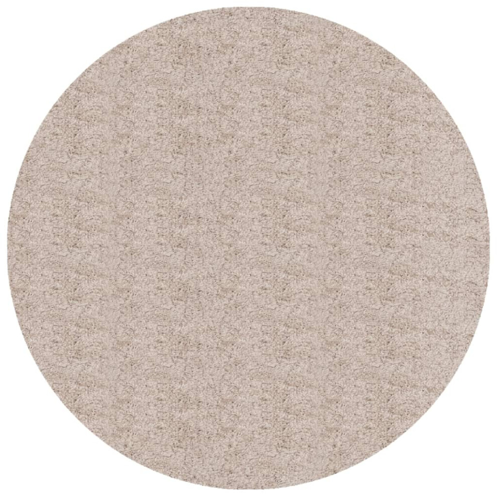 (beige, 160 cm) vidaXL Shaggy Rug Floor Mat Fluffy Rug Area Rug PAMPLONA High Pile Modern