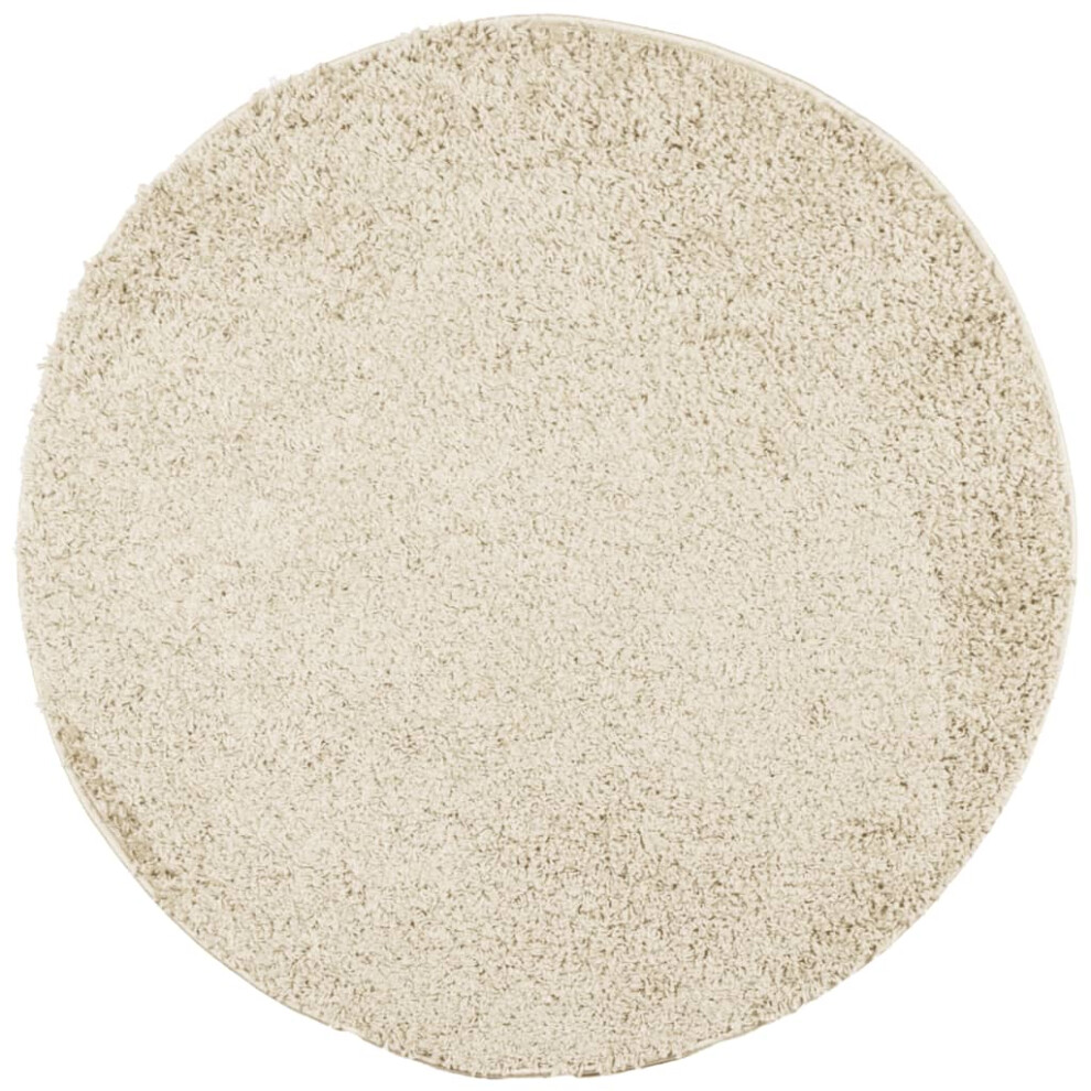 Vidaxl (Gold, 160 Cm) Shaggy Rug Floor Mat Fluffy Rug Area Rug Pamplona High Pile Modern